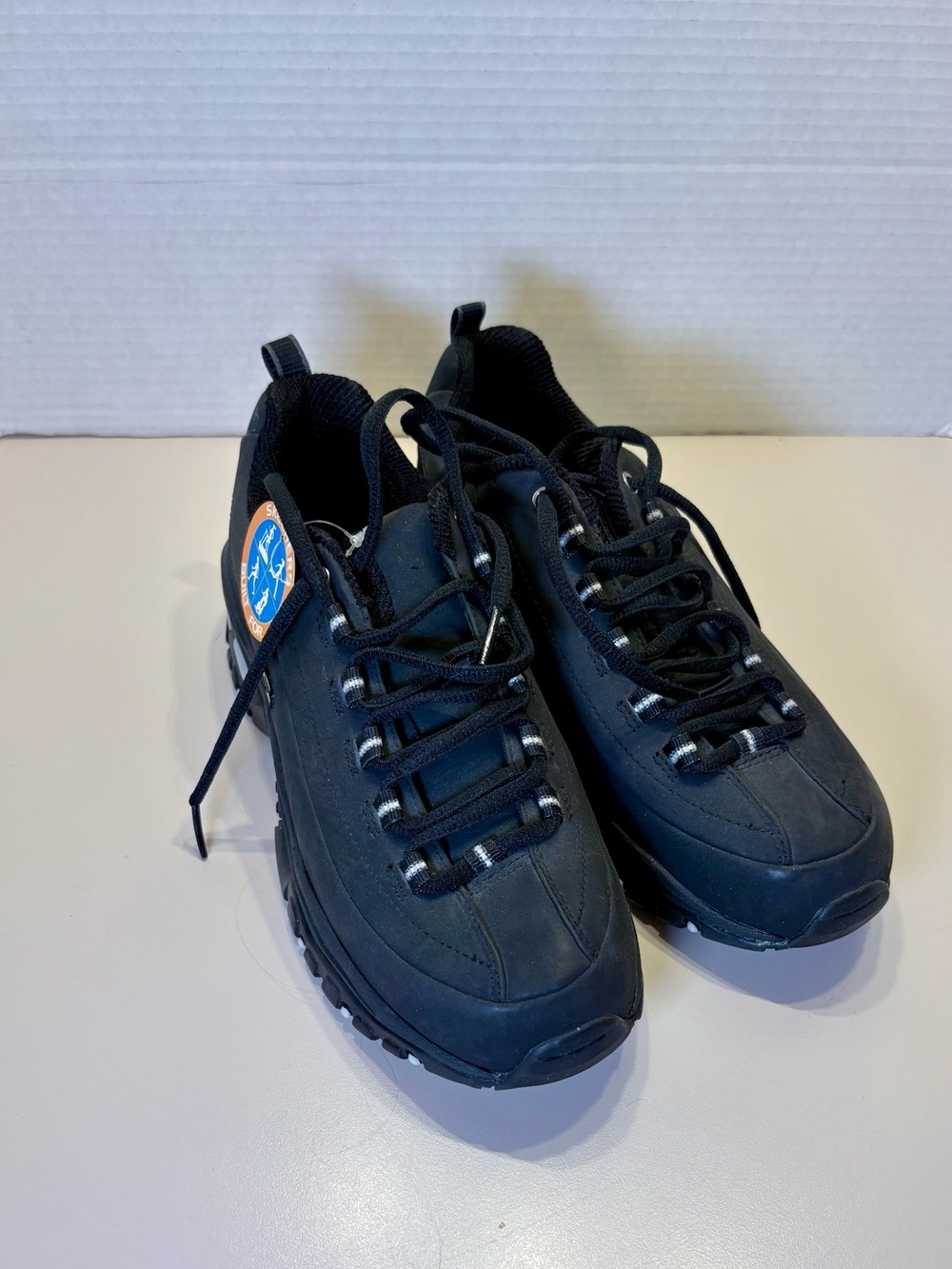 Skechers Women's Black Lace-Up Sport Sneakers